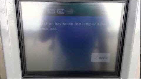 Opal Card Top Up Point Machine Automatic Cancellation