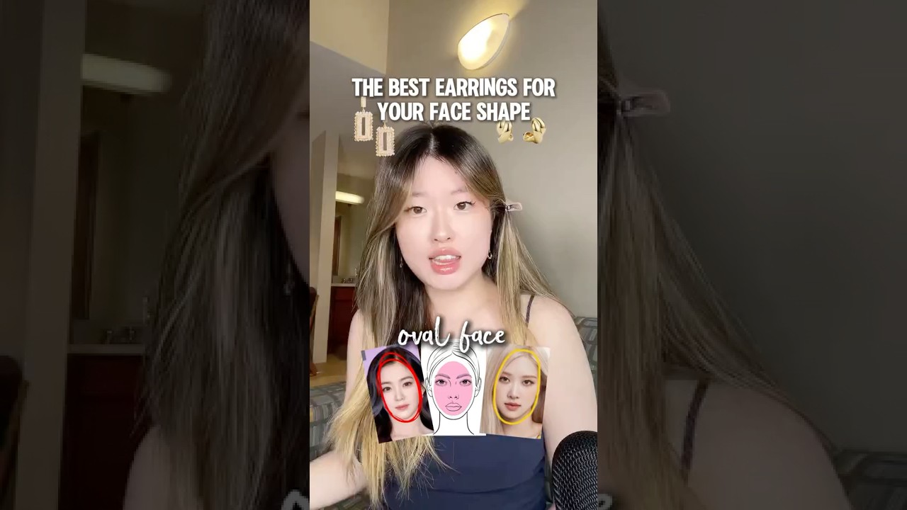 Лучшие серьги для овальной формы лица