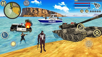 Venom Spider Rope Hero Vice Town #4 - Android Gameplay