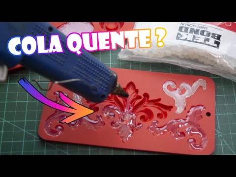 TUTORIAL - How to Use HOT GLUE on SILICONE TEMPLATE - Cosplay / DIY Tip - Hot Glue Trick - EVIL TED