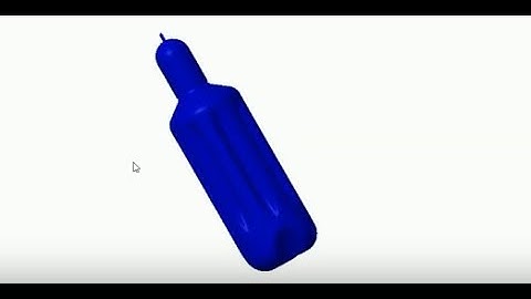 Creo/ Pro e/Bottle modeling/ CAD Modeling