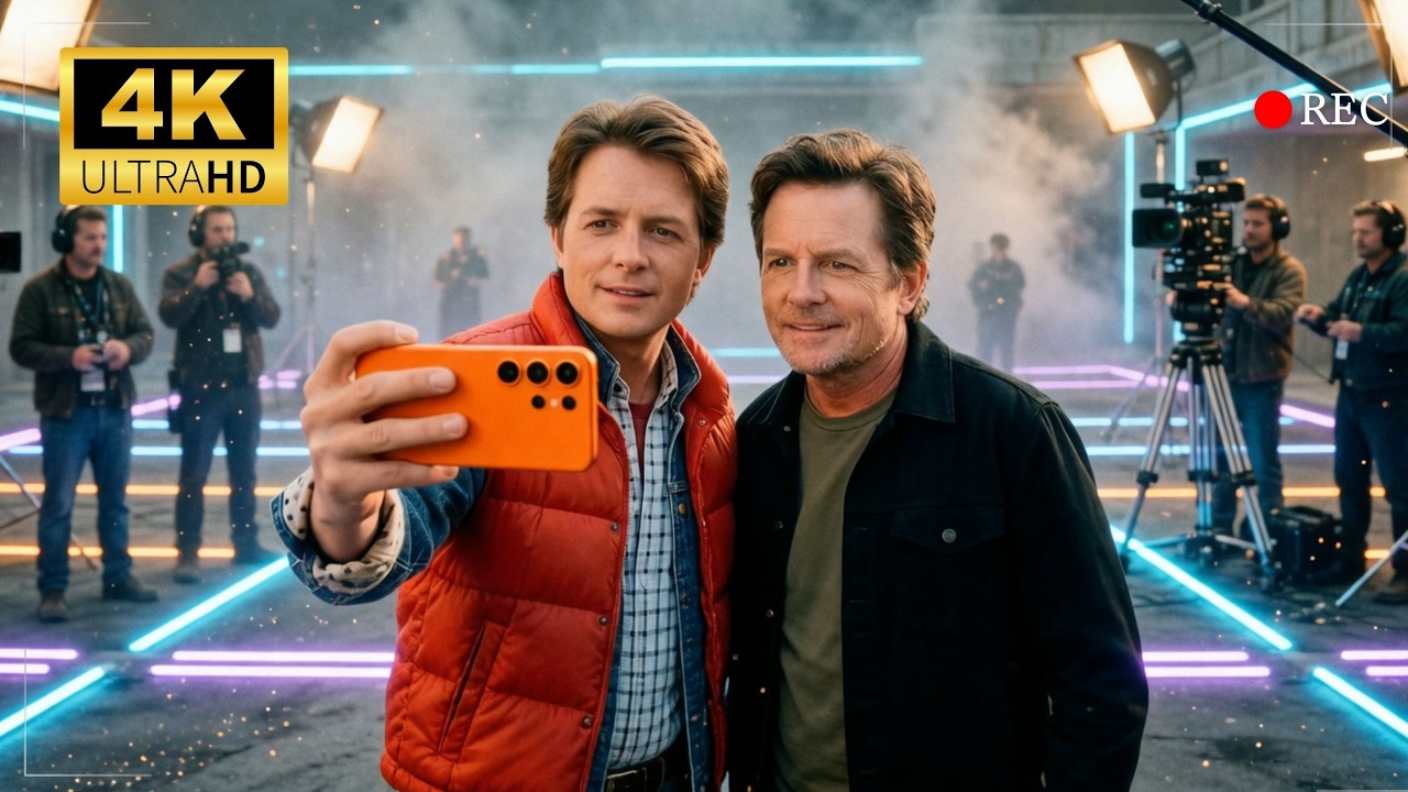 Back to the Future (1985 → 2026) — Marty & Doc Reunion (AI 4K)
