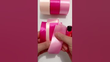 Thumbnail of Handmade diy ribbon rose flowers gift craft #handmade #diy #flowers #rose #tutorial #handmadegifts