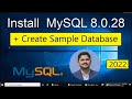 How to install MySQL 8.0.28 Server and Workbench latest version on Windows 10