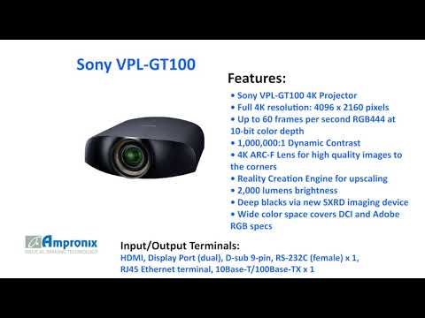 Sony VPL-GT100 4K Projector Sales | Service | Repair | Exchange | Replacement