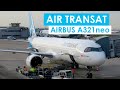 Flight report air transat  paris  montreal  airbus a321neo  club
