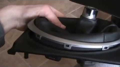 How to change shifting boot & knob Honda civic 7th generation (2001-2005)