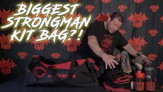 BIGGEST STRONGMAN KIT BAG - Whats in my competition bag