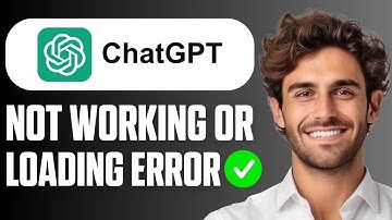 How To Fix ChatGPT Not Working or Loading Error (Quick Guide 2025)