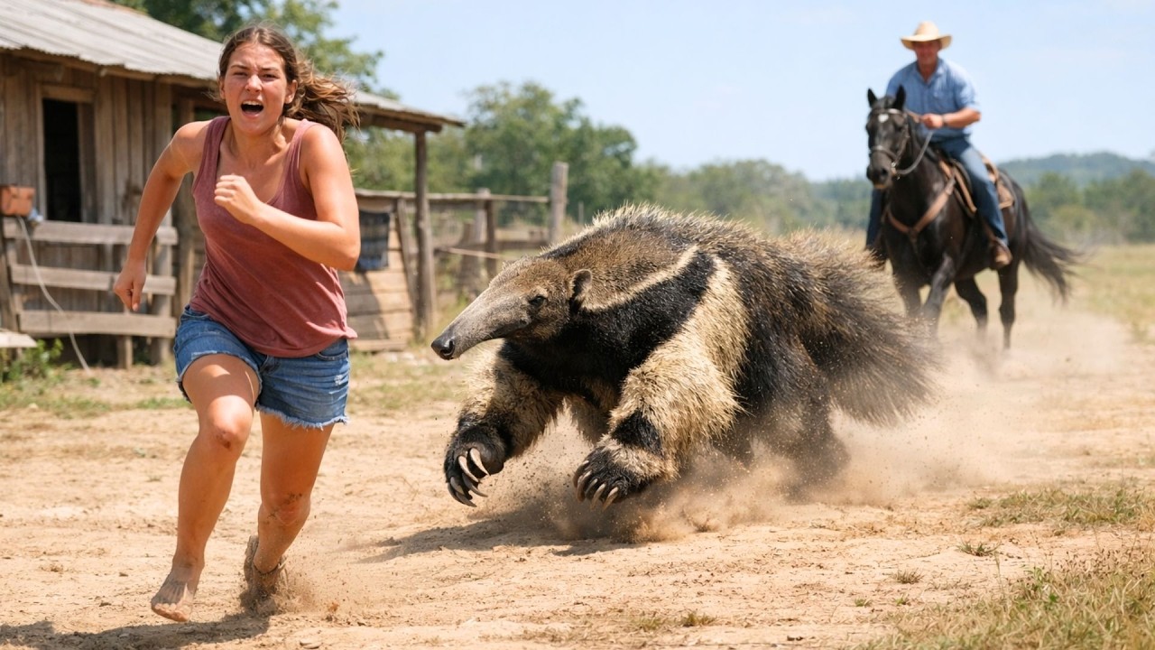 Fazendeiro viúvo vê Jovem Fugir de Casa por Causa de um Tamanduá-Bandeira...então ele faz isso...