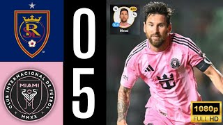 Messi Goes CRAZY! 🤯 3 Goals & 2 Assists | Salt Lake City 0 Inter Miami 5 
