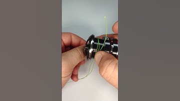 How to tie a braided line to a spool❓️