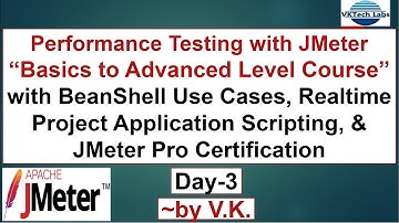 JMeter - Basics2Advanced with BeanShell/JSR223 & Realtime Project - Ping @ 7291923030 to Buy - Day-3