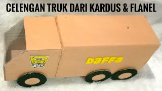 63] Cara Membuat celengan mobil truk dari kardus