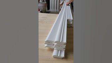Custom milled pvc crown mouldings. #millwork #architecture #carpentry #fabrication