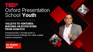 Building an Ecosystem from Scratch | Shahid Ansari | TEDxOxford Presentation School Youth