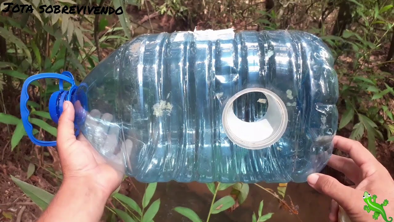 Pescaria com garrafa pet - YouTube
