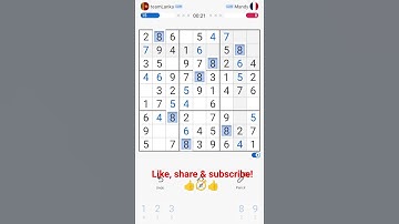 How to beat #sudoku in under 1 min #numbers #numberpuzzle #app #game#puzzle #mobilegame #SriLanka