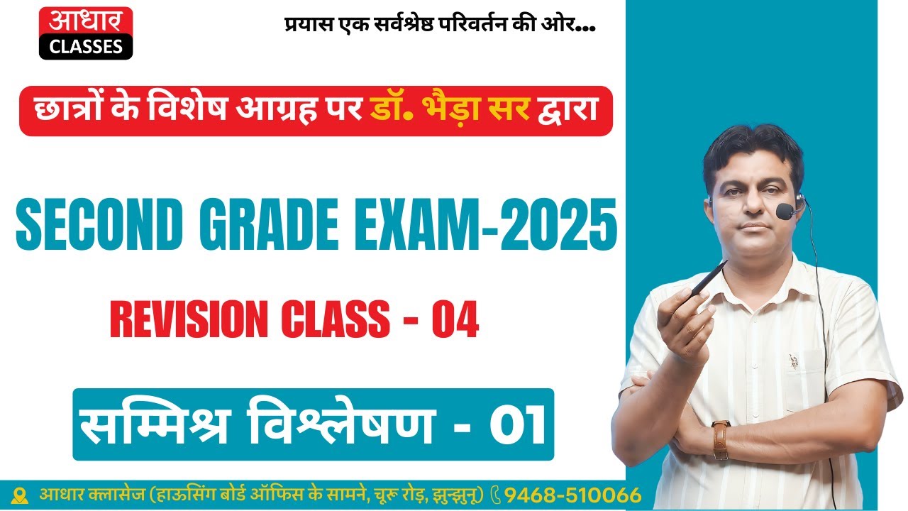 Complex Analysis - 01 Revision | सम्मिश्र विश्लेषण | 2nd Grade Competition Exams | Dr. Bhaira Sir