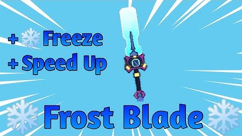 ❄Frost Blade❄ - Build And Shoot - Blockman Go Blocky Mods