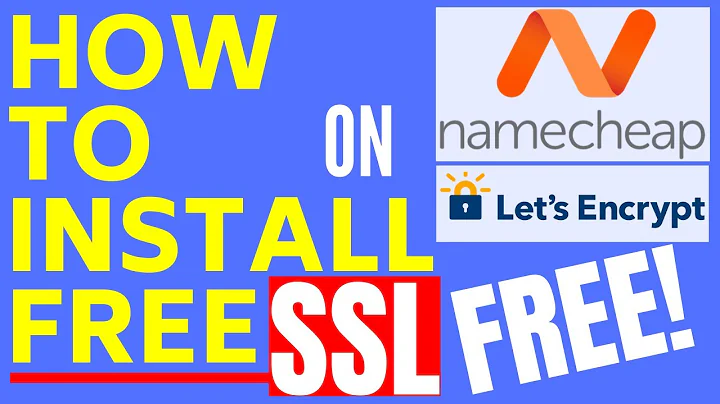 How To Install Free Let's Encrypt SSL Certificate on Namecheap Hosting