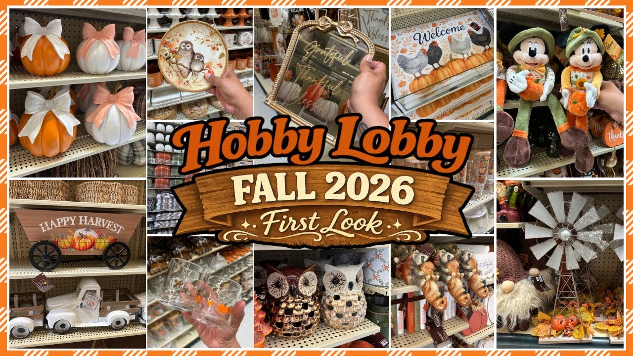 🧡Hobby Lobby Fall 2026 | My First Look at NEW Fall Decor