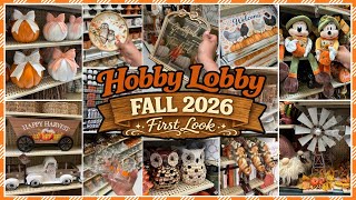 🧡Hobby Lobby Fall 2026 | My First Look at NEW Fall Decor 🍂 #newvideo #hobbylobby 