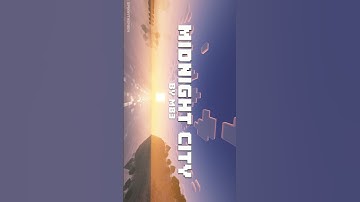 Minecraft EDIT |  Midnight City  | 4K #shorts