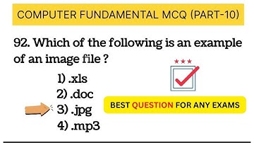 Computer Fundamental MCQ (PART-10) | Best MCQ Questions |