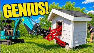 Mini Excavator Doghouse Move!