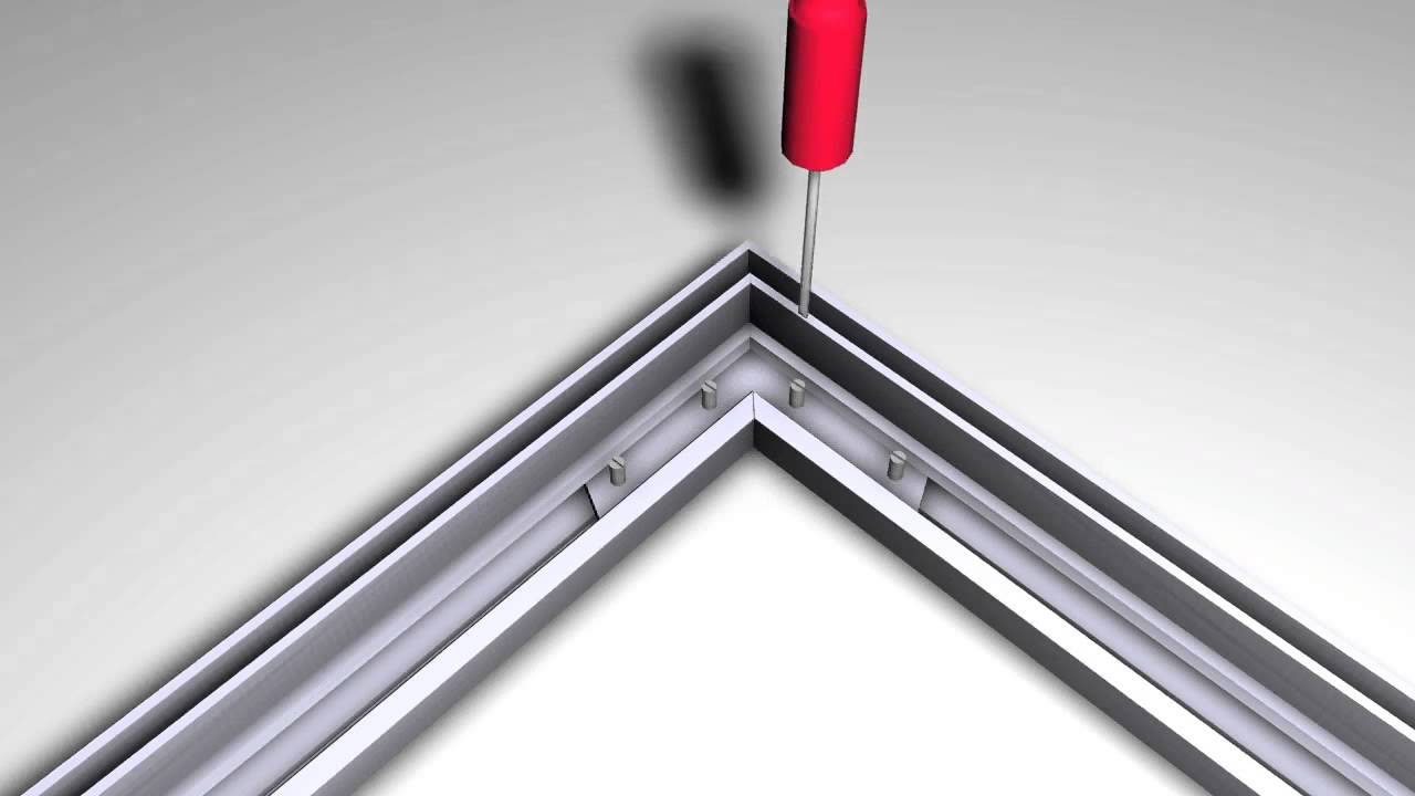 Enkelzijdig stretchframe Basic 19mm