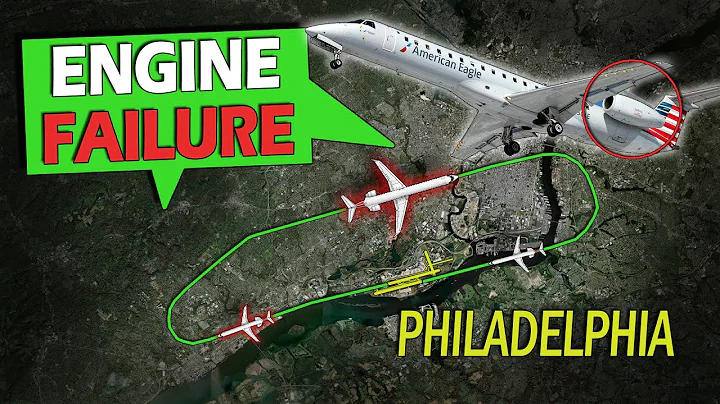 ENGINE FAILURE on Takeoff | American E145 Emergency Return to Philly