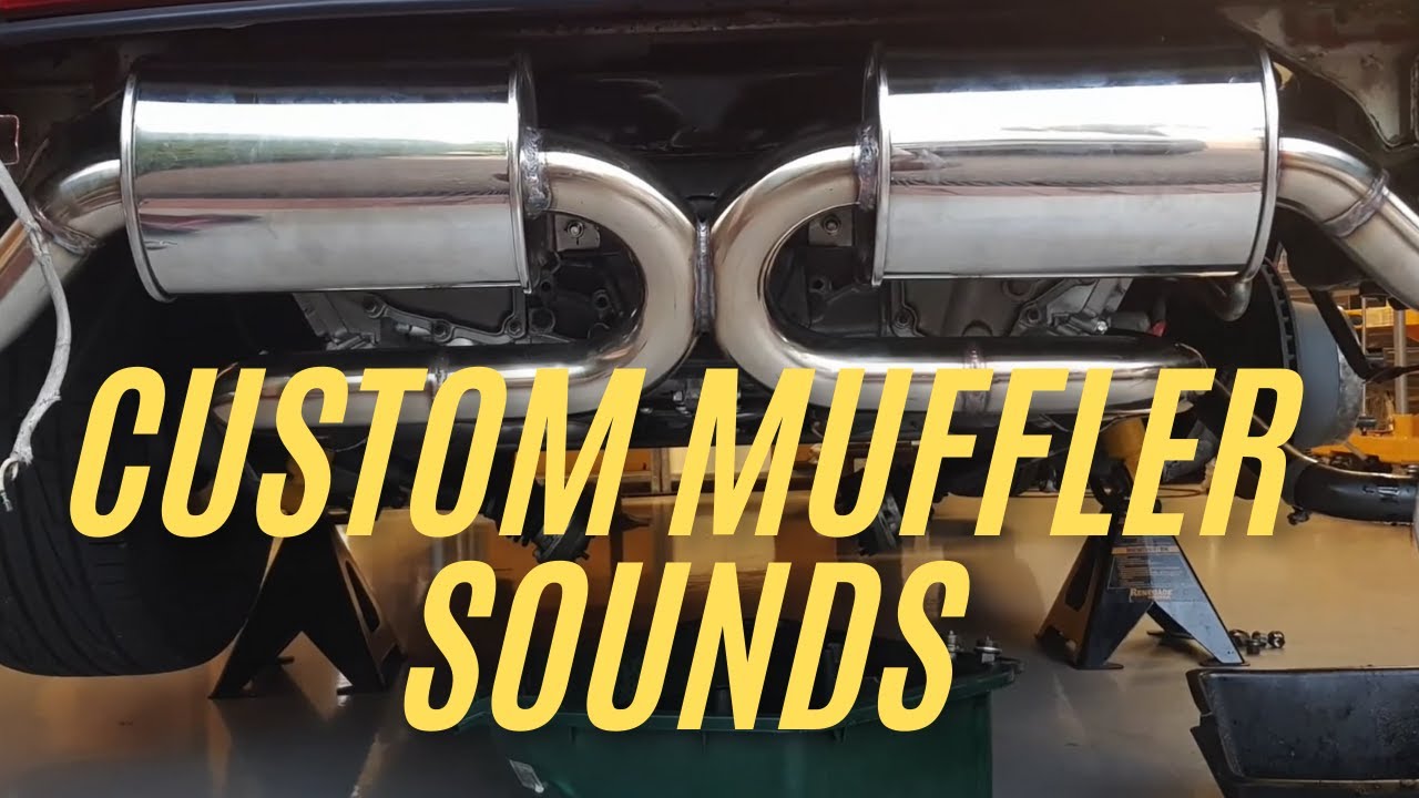 Air Cooled Porsche 911 Custom Muffler Vibrant Ultra Quiet Resonator