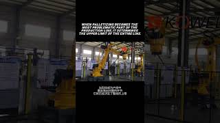 If a palletizer is absent on any given day #robotic #palletization #machine