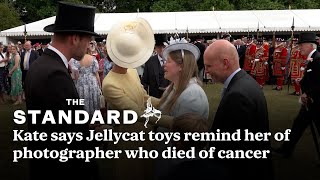 The Princess of Wales says Jellycat toys remind her of teenage photographer who died of cancer