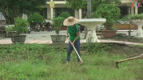 Sẵn sàng các điều kiện cho năm học mới tại trường THCS Thị Trấn Lang Chánh