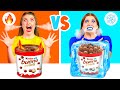 Hot vs Cold Food Challenge | Fantastic Food Hacks by BaRaFun Challenge