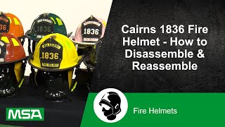 Cairns 1836 Fire Helmet - How to Disassemble & Reassemble