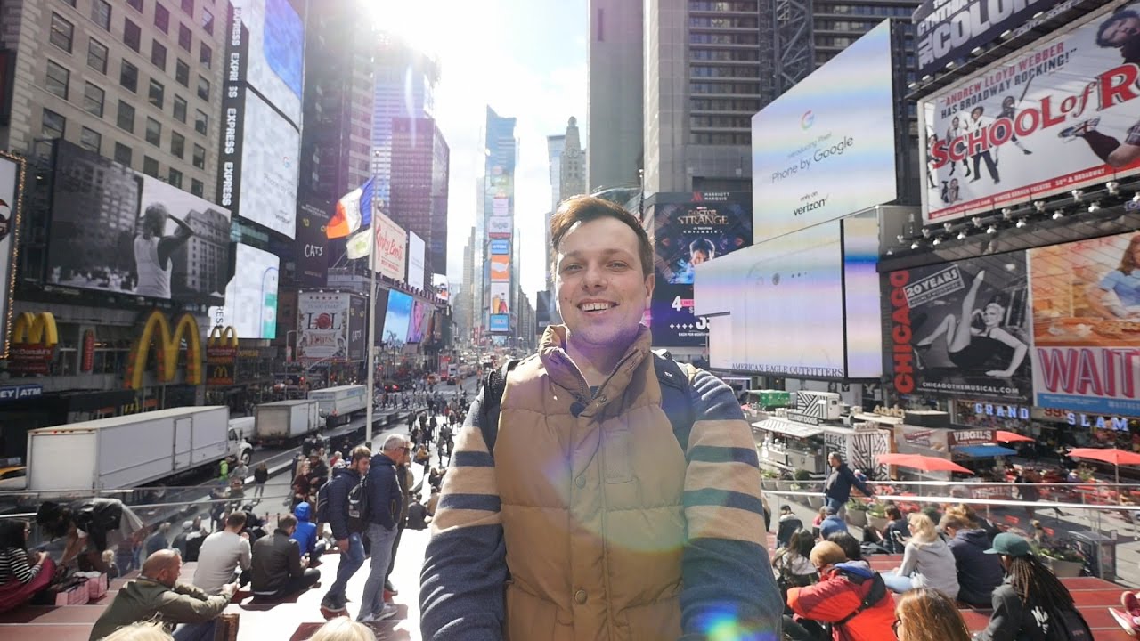 russian movie Times Square. New York, NY. 
