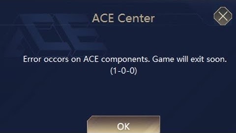 How to Fix ACE Center 1-0-0 Error in Delta Force: Hawk Ops on PC