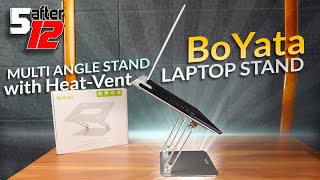 Boyata Laptop Stand, Multi-Angle Stand With Heat-Vent