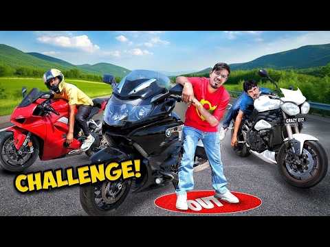 24 Hours Challenge on Superbike   अब हम 24 घंटे इस से नीचे नहीं उतर सकते😱