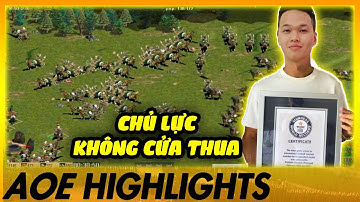 Thế trận 2 chủ lực KHÔNG BAO GIỜ THUA của team SBS| AoE Highlights