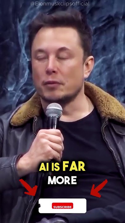 "Elon Musk's AI WARNING: 'AI is far more dangerous than Nuks'⚠️ #shorts