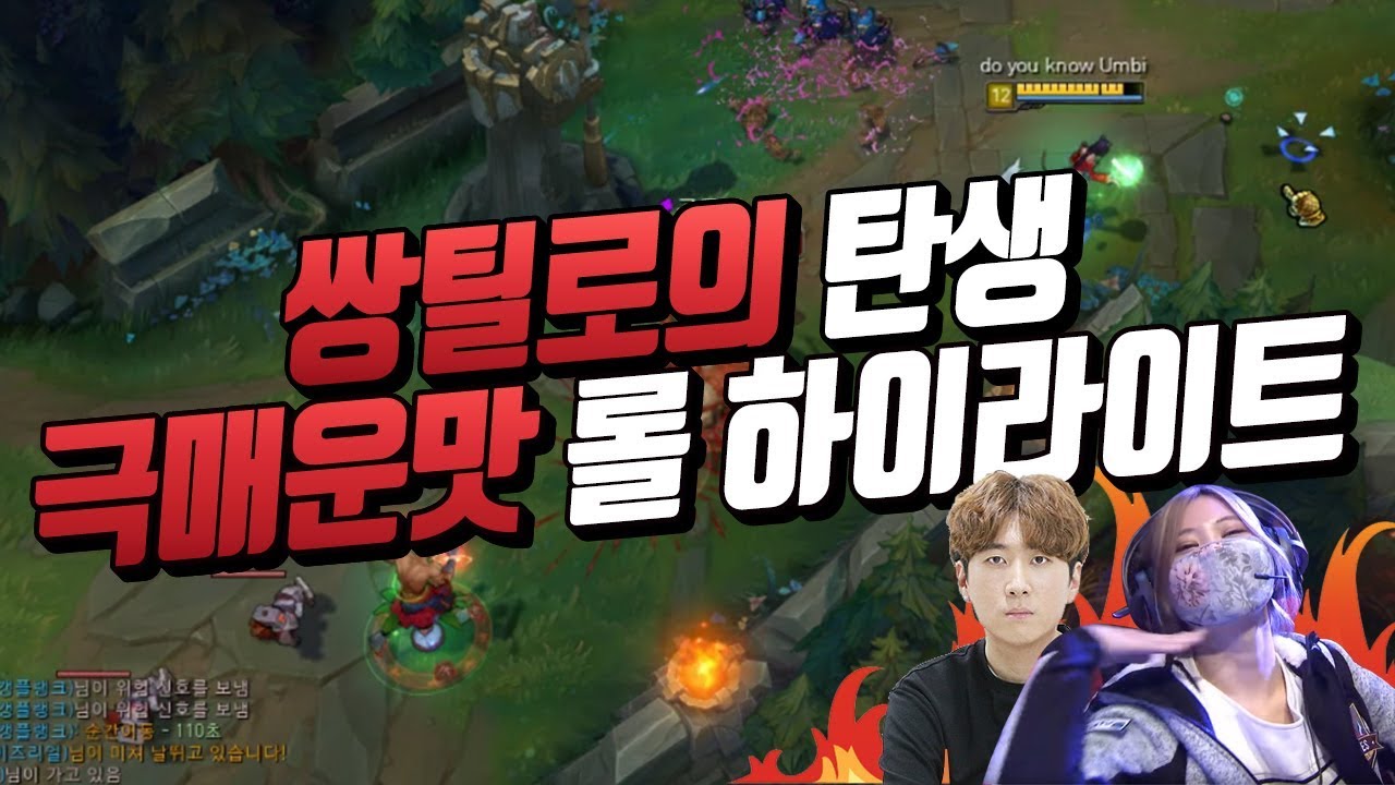 [LOL]카우딕크루와 팀랭 드디어 만난 쌍틸로!