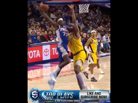 NBA Top Plays (pt 357): VJ Edgecombe POSTER Dunk vs Pacers #nba #76ers #highlights #topplays