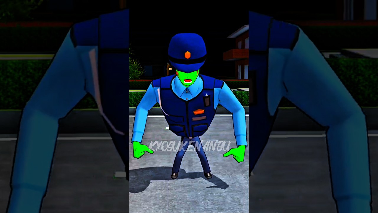 Police Zombie Bhoot Mon$ter‼️Serang Yuta❓️🧟‍♂️ #sakuraschoolsimulator #shorts #viral
