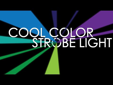 Cool Color Strobe Light 🟢🔵🟣 | ⚠️ Epilepsy Warning