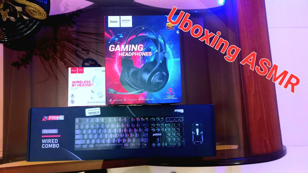 ​🎧 satisfying ASMR Unboxing | Gaming Headset, Wireless Earbuds & RGB Keyboard/Mouse Combo!