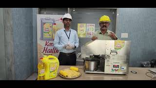 Korn Health Corn Oil Extraction Demo | Kush Proteins Pvt. Ltd.